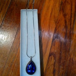 Sapphire Pendant Necklace